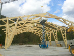 Bâtiment exploitant forestier à Vizille